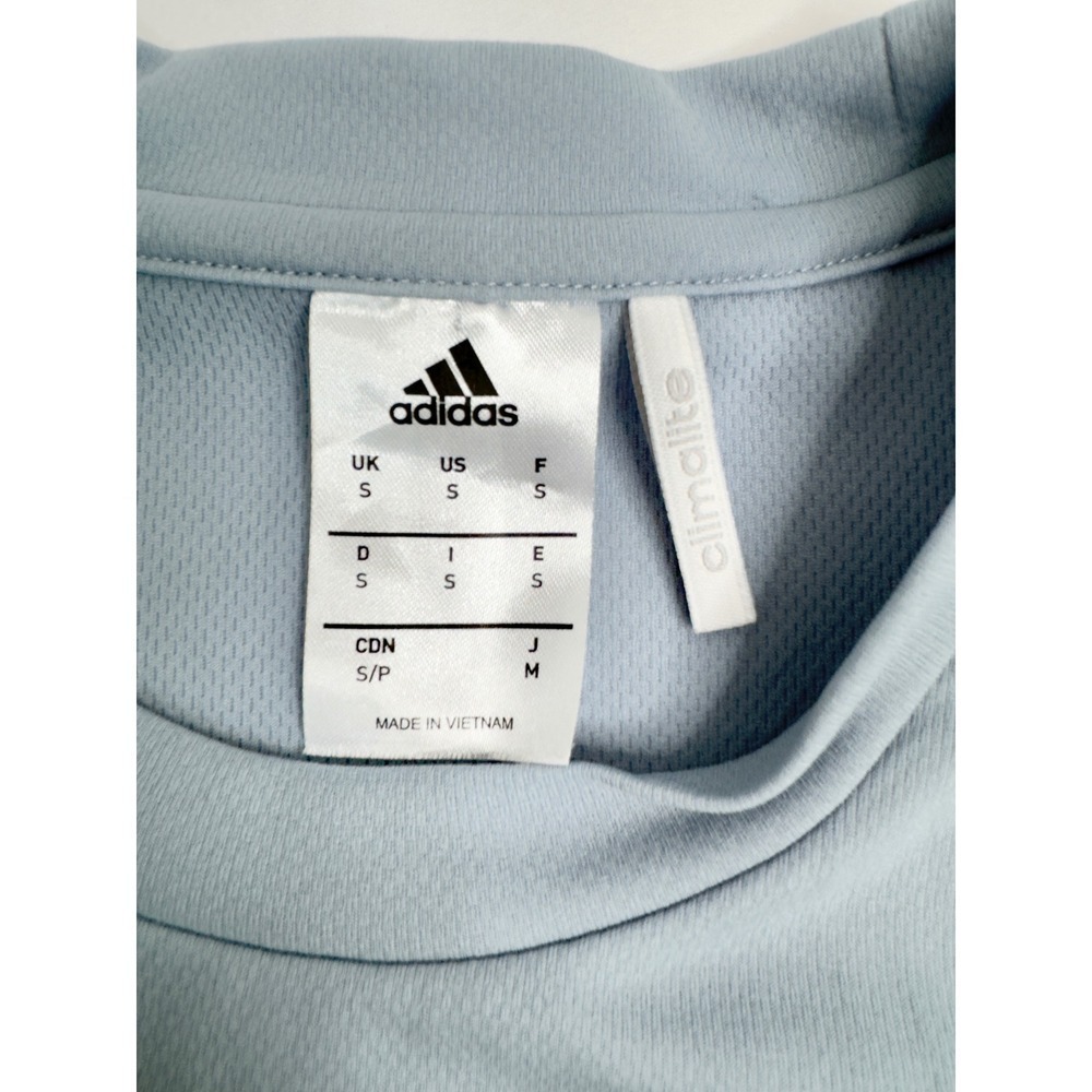 Adidas ClimaLite Athletic T-Shirt Jersey Activewear‎ Number 15 Gray - Picture 4 of 13